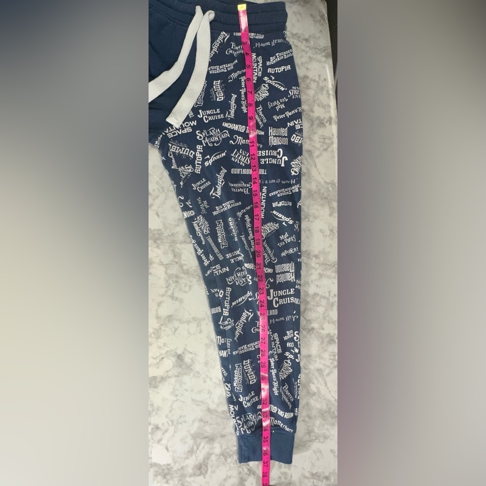 Disneyland Blue Joggers size M - Picture 4 of 4